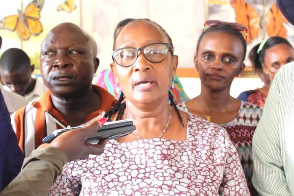 An activist Elizabeth Irigo speaks in an interview at Diani in Kwale County on Sunday October 19 2025