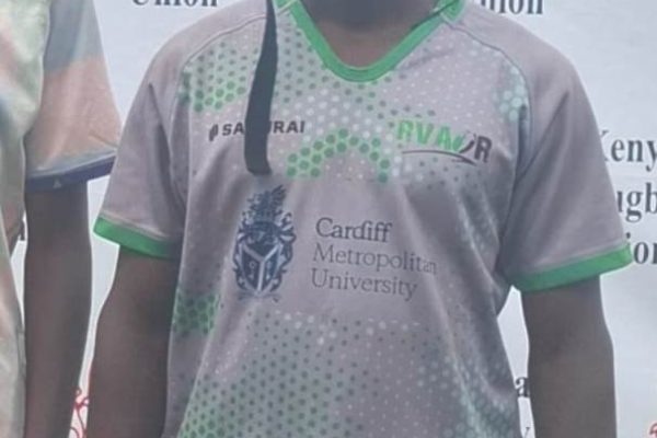 Laban Manguti a form three student at Friends School Poroko