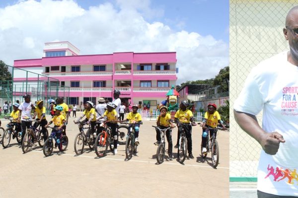 The Rophine Field Group of Schools Executive Director Boniface Owiti speaks in an interview in Diani Kwale County on Friday October 10 2025