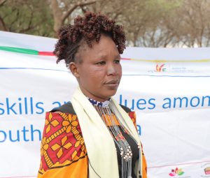 Christine Likam a community champion from Keekonyokie Central Kajiado 1