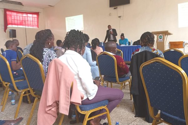 Some of the participants from Nakuru and Baringo TVET Institutions during TVET CDACC Briefing
