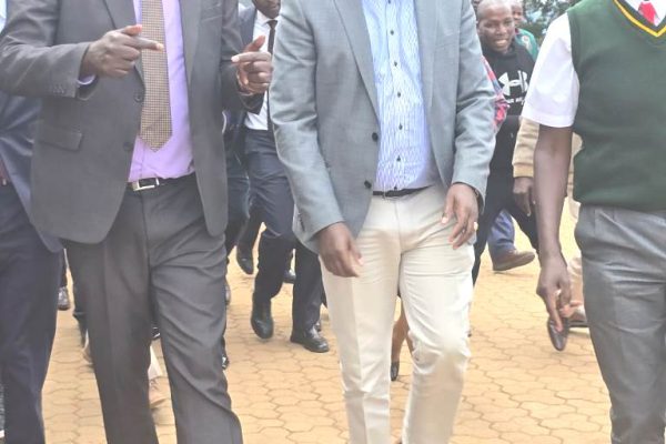 Tenwek Principal Mutali Chesebe Julius Bitok former KNUT SG Wilson Sossion Tenwek High School 1