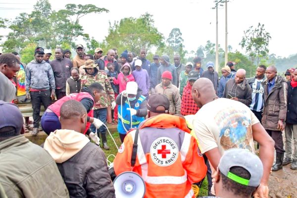 Accident scene in Bomet