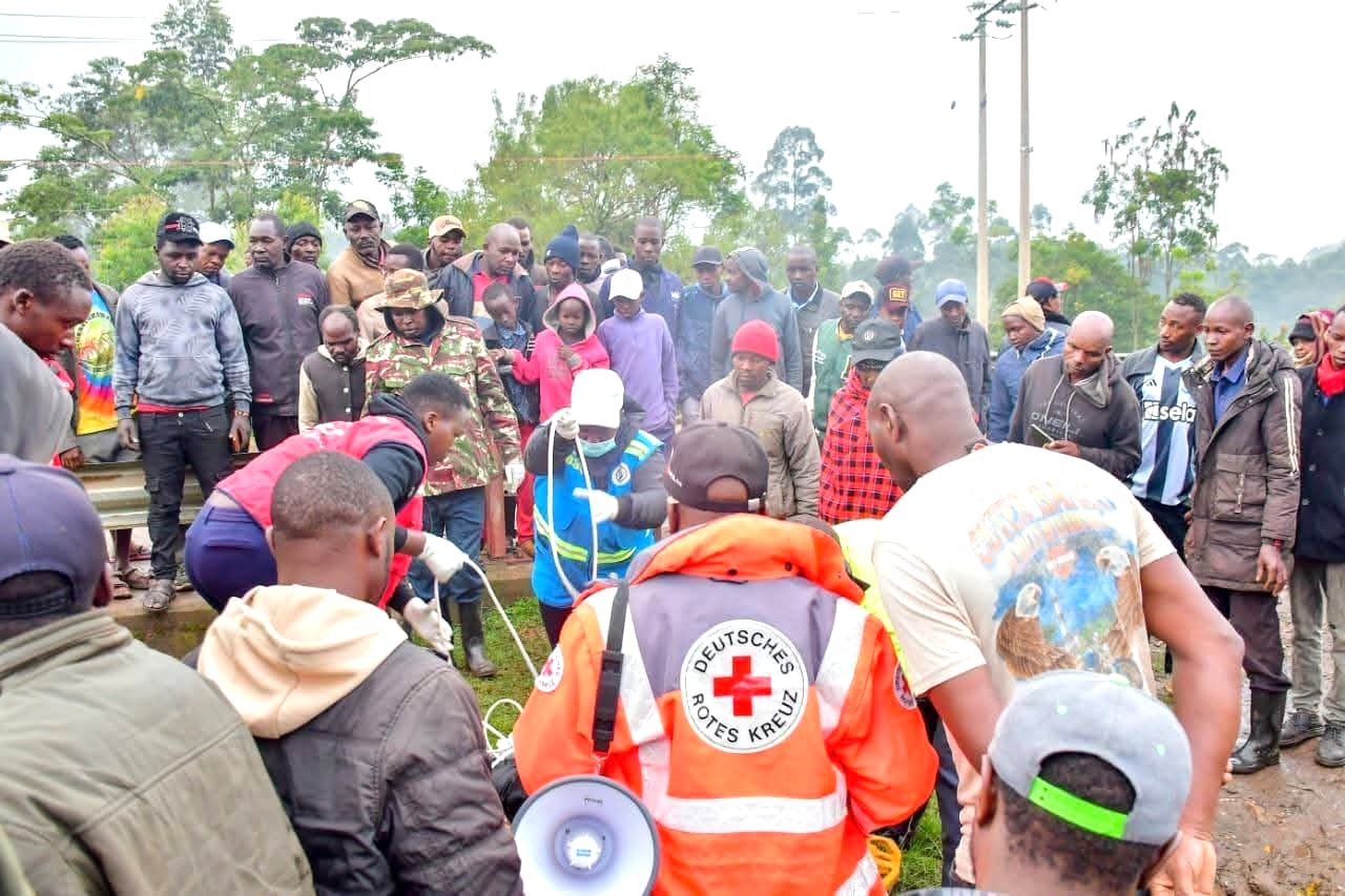 Accident scene in Bomet