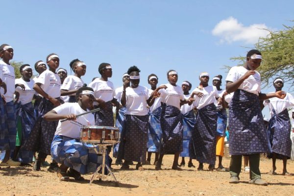 Girls rights activists in Laikipia County