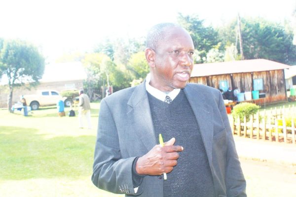 Kipruto Kosgei Keiyo South Sub county Education Director. Photo Dennis Bett 2