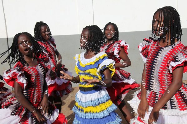 Migosi Primary School perform a creative dance Dota produced by Roselyne Gwada at the ongoing kenya National Schools and Colleges Drama and Film Festival in Mombasa