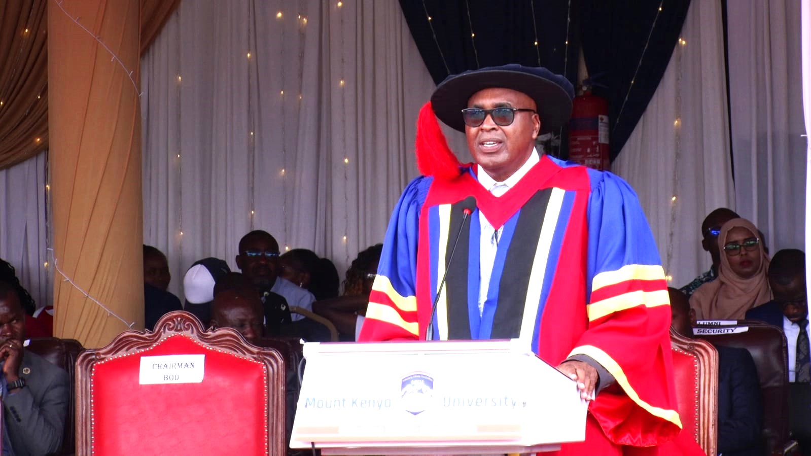 Calls grow for stricter Honorary degree rules to protect academic standards in universities 3 Prof. Simo Gicharu Chairman Founder MKU