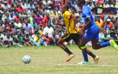 St. Josephs Boys Kitale football team in action against Musingu Boys High School Scorpions. PHOTOMusingu