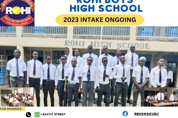 rohi boys intake ongoing