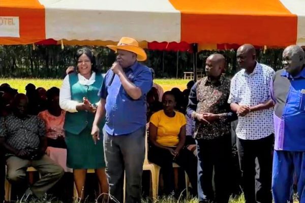 Nzaui branch Executive Secretary Joseph Ngwava Musyimi