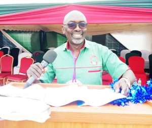 KNUT West Pokot AGM celebrates teacher unity, achievements, and growth 4 Kennedy Nyamwanda from KNUT National office addressing teachers at KNUT WPokot AGM e1769076613777