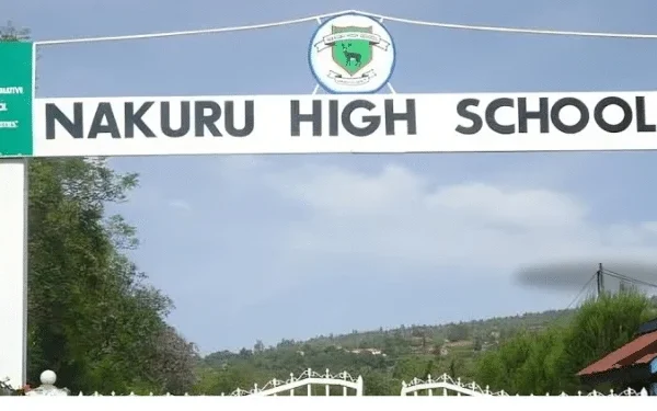 Nakuru High School entrance PHOTO Facebook