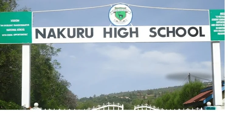Nakuru High School entrance PHOTO Facebook