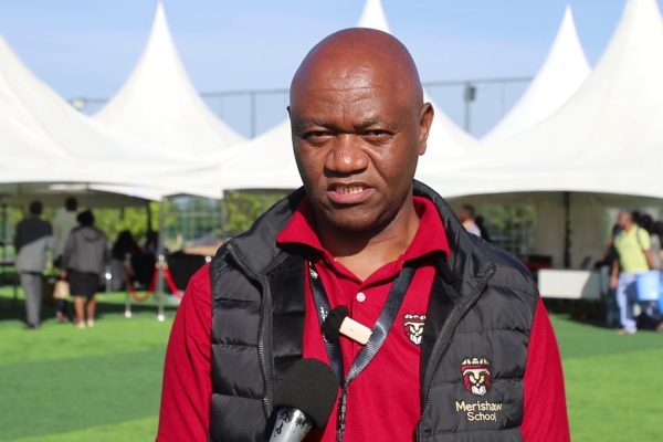 Paul Manza the deputy Principal in charge of administration at Merishaw School in Kajiado County