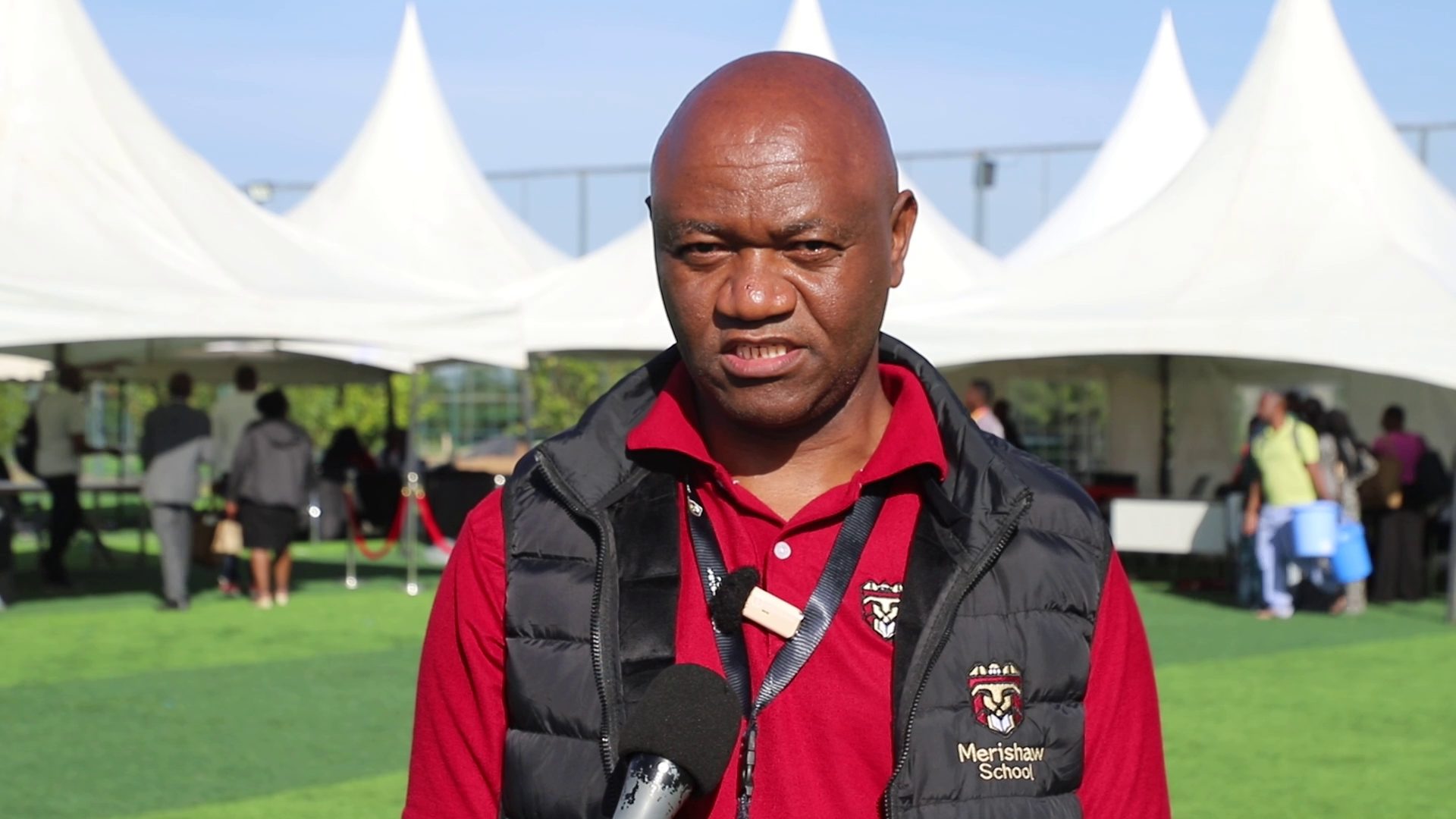 Paul Manza the deputy Principal in charge of administration at Merishaw School in Kajiado County