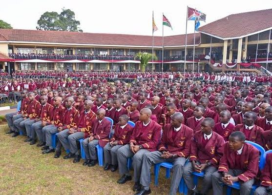 Kapsabet Boys students