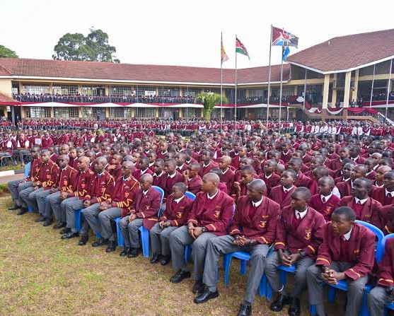 Kapsabet Boys students