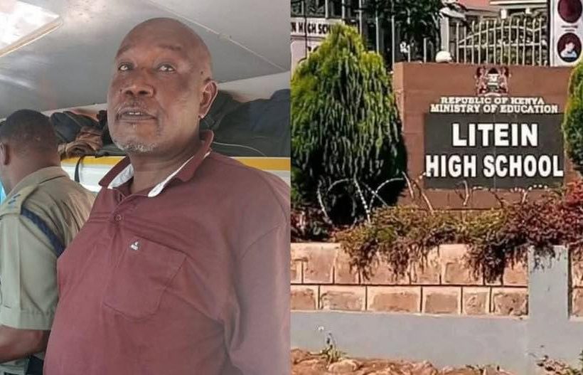 Former litein Boys Principal Richard Sang