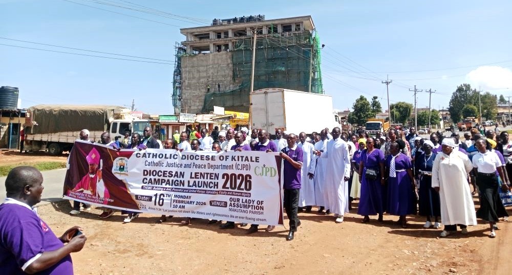 Bishop Henry Juma Odonya of the Catholic Diocese of Kitale leads his congregation on Lenten Campaign refined
