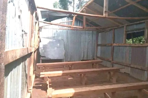 Destroyed classrooms at Mogoiwet Primary School in Emurua Dikirr Constituency after strong winds swept away the roofs