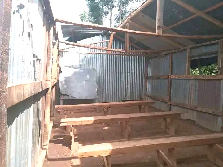 Strong winds rip through school in Narok as leaders push for permanent structures 2 Destroyed classrooms at Mogoiwet Primary School in Emurua Dikirr Constituency after strong winds swept away the roofs