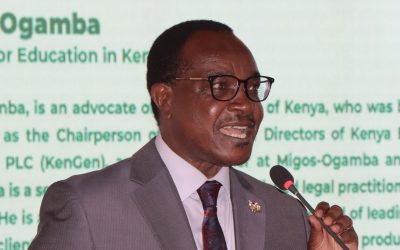 Education CS Julius Ogamba.