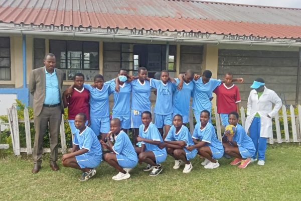 Rongena secondary school handball team