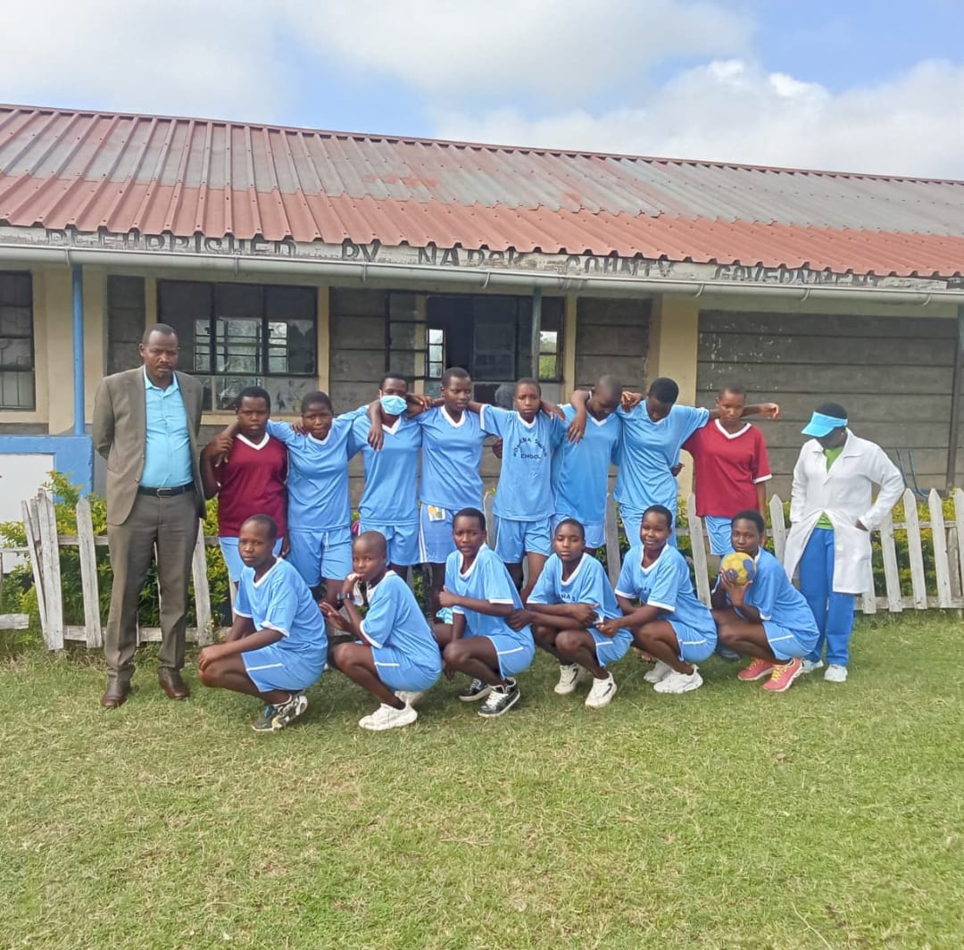 Rongena secondary school handball team