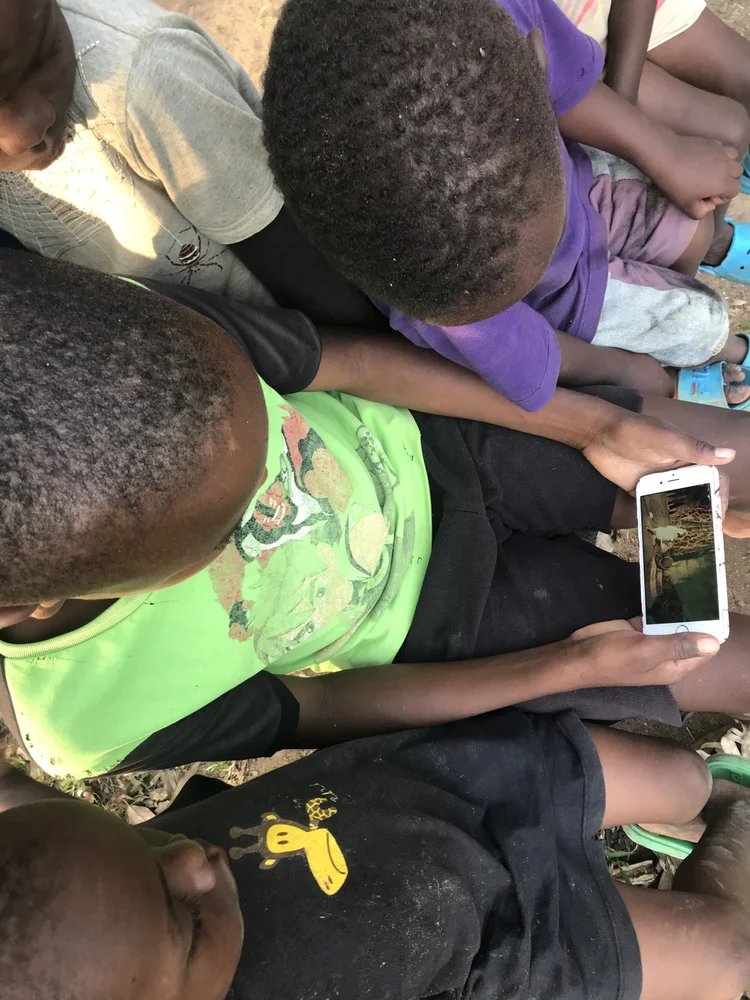 Kids hooked on a phone clip