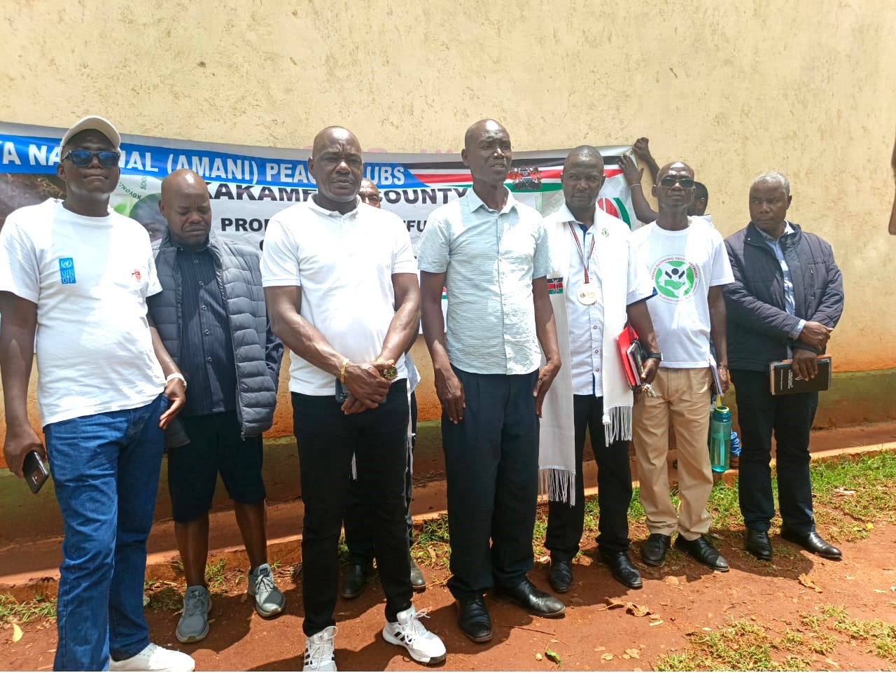 2026 Amani Clubs competitions kick off in Kakamega with call for youth-led unity 3 Kennedy Kunani stands alongside invited guests during the official opening ceremony of the 2026 Amani Clubs competitions in Kakamega County refined