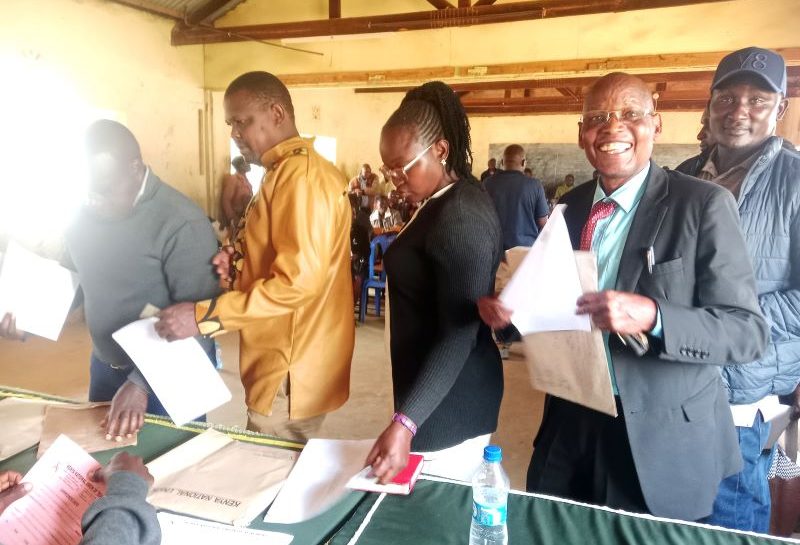 Martin Enriko Sembelo in a tie downfall as KNUT West Pokot Branch Executive Secretary