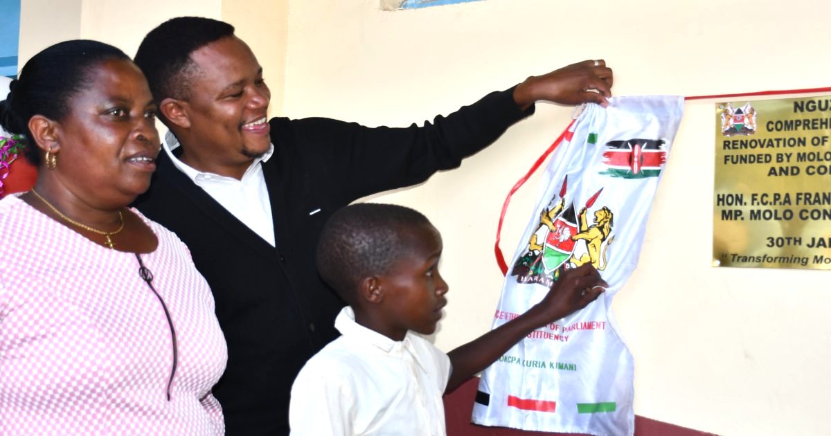 Molo MP Kuria Kimani. Kimani has put school principals on notice over alleged illegal levies being charged to admit Grade 10 learners