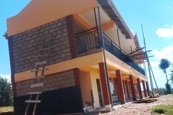 New classroom blocks under construction at Bomet High School a project aimed at establishing a town secondary school in Bomet