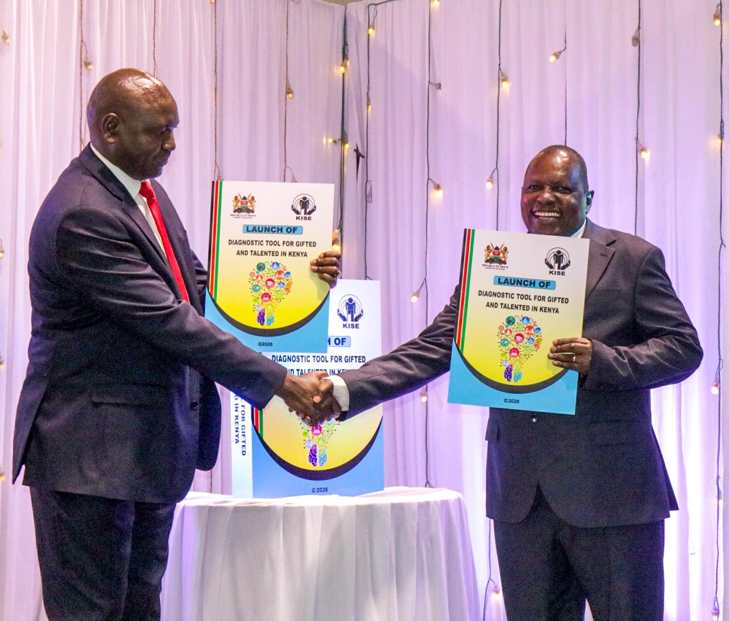 KISE unveils tool to identify gifted, talented learners 3 PS Prof Bitok and KISE Director Dr. Norman Kiogora