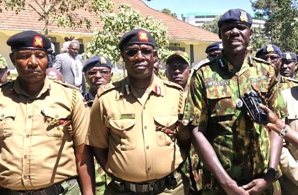 Regional security commanders during a high level meeting at Mtelo Hall in Kapenguria West Pokot County where they resolved to launch a joint crackdown on illicit brew across Rift Valley e1771520552263