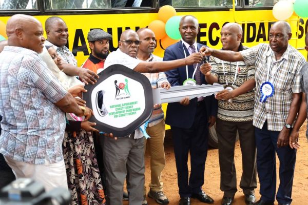 New school bus commissioned at Marungu Secondary School