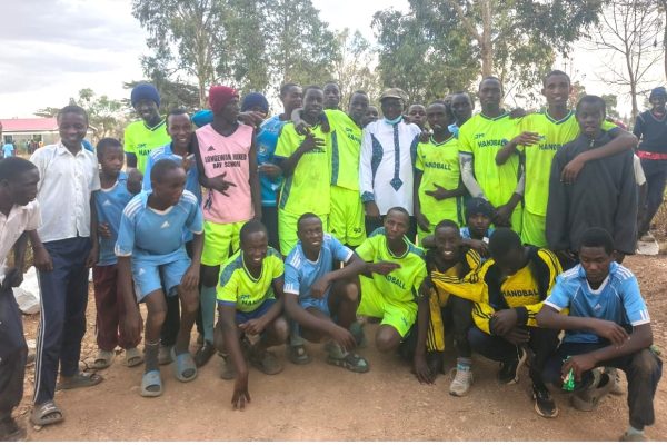 Rumuruti Boys High School team during Laikipia West Sub-County championships before advancing to county games.