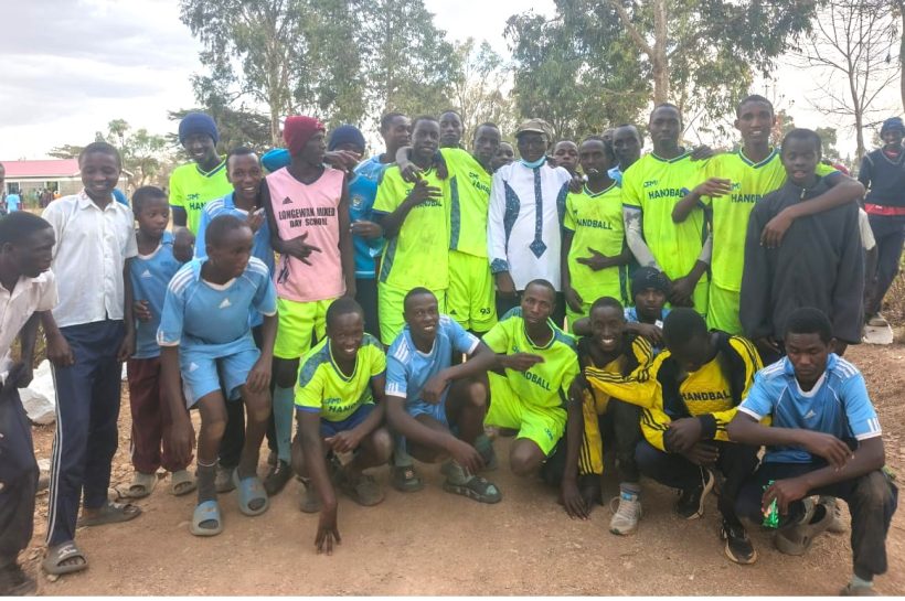 Rumuruti Boys High School team during Laikipia West Sub-County championships before advancing to county games.