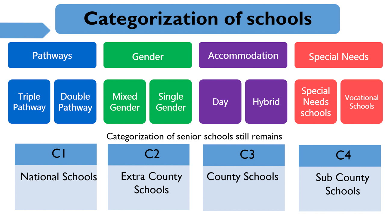 Categorisation of Senior Schools