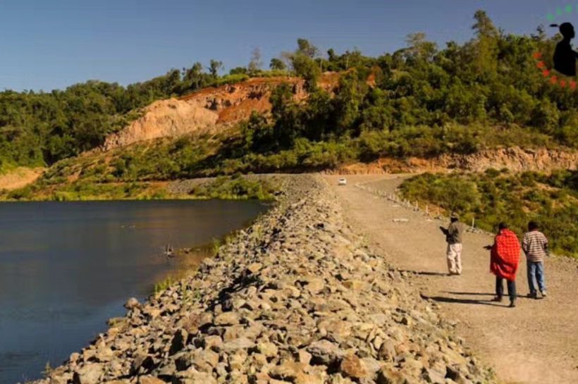 A section of Chemasusu Dam in Baringo County.