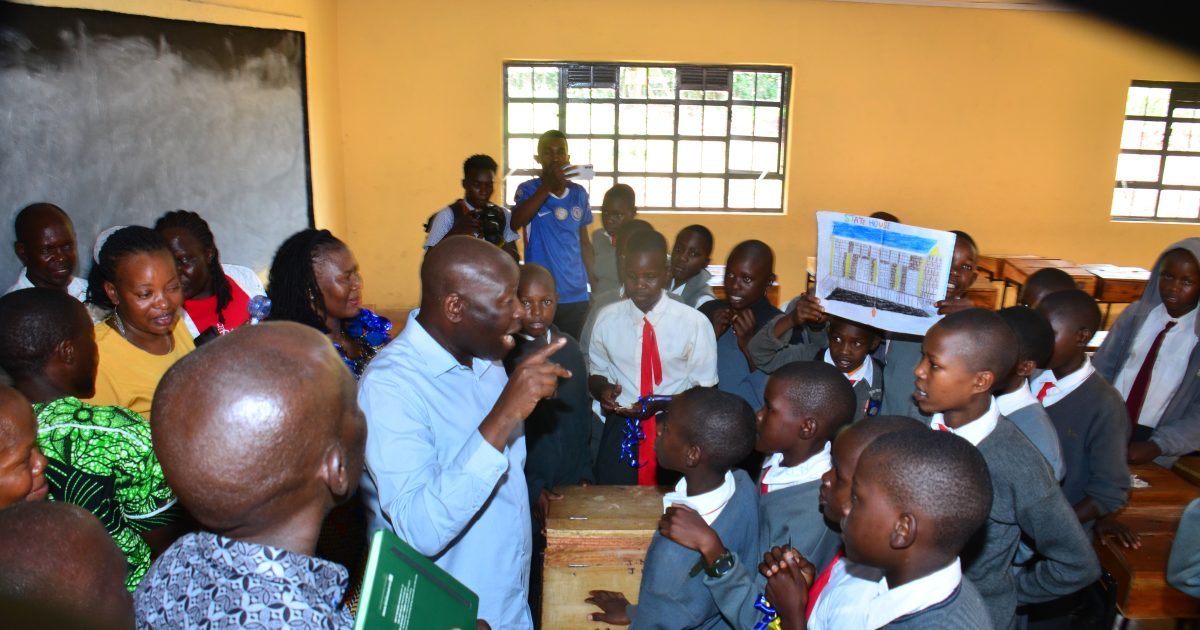 Principal Secretary for Social Protection and Senior Citizens Affairs Joseph Motari. Motari has urged Kenyans of goodwill and those serving in leadership positions to give back to the learning institutions that shaped their lives.