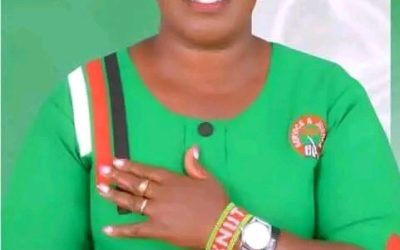 Newly elected KNUT Marakwet Executive Secretary Salome Kiplagat