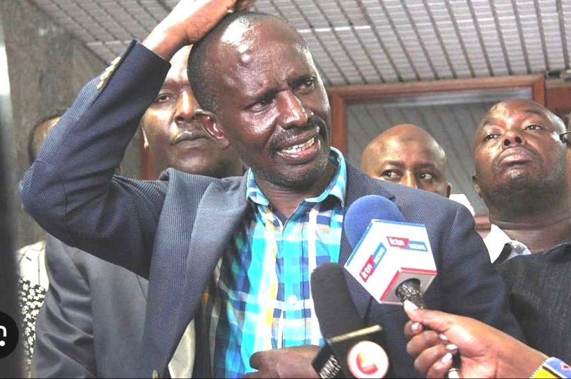 Wilson Sossion after Court of Appeal reinstatement ruling.