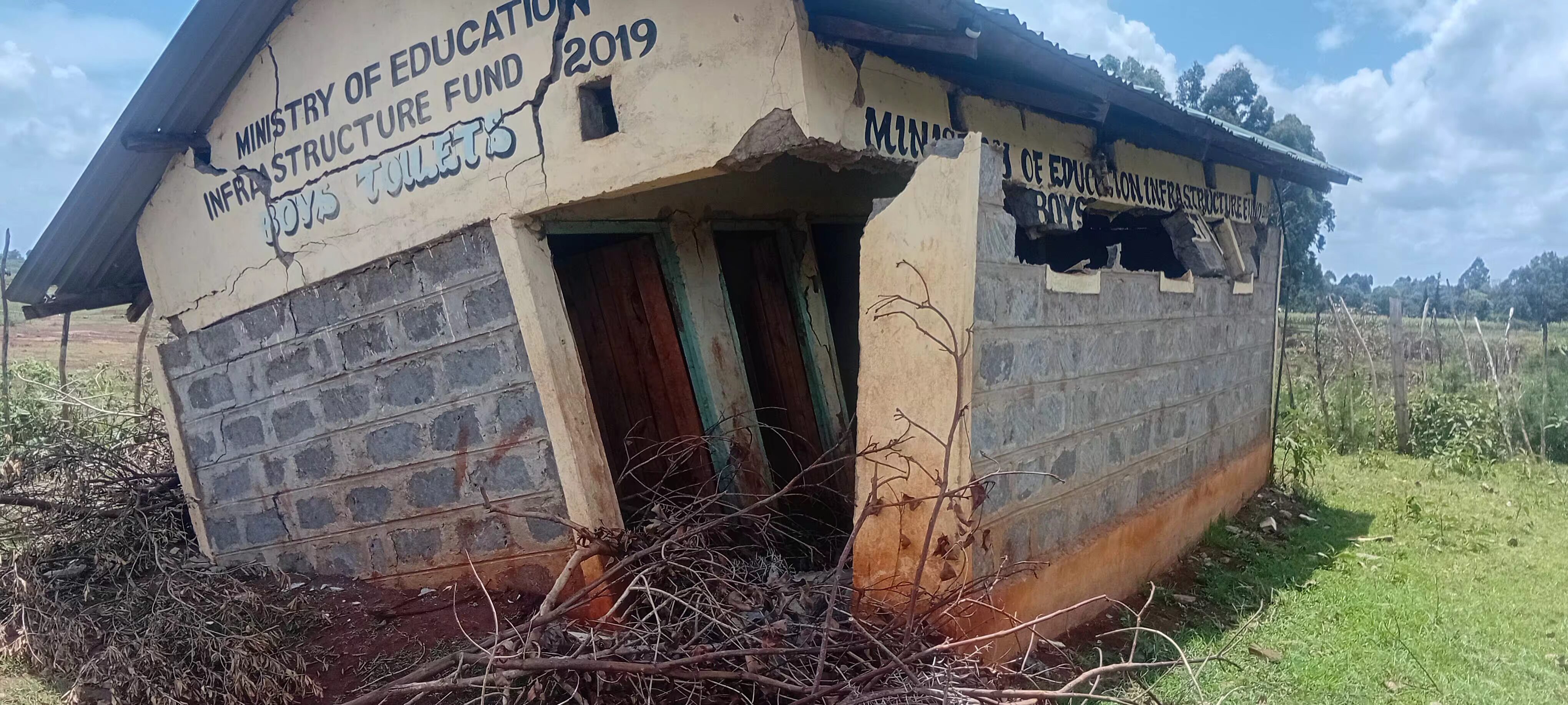 Toilet at Japata Secondary School.