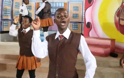 Students performing a narrative at Kivaywa boys senior school.