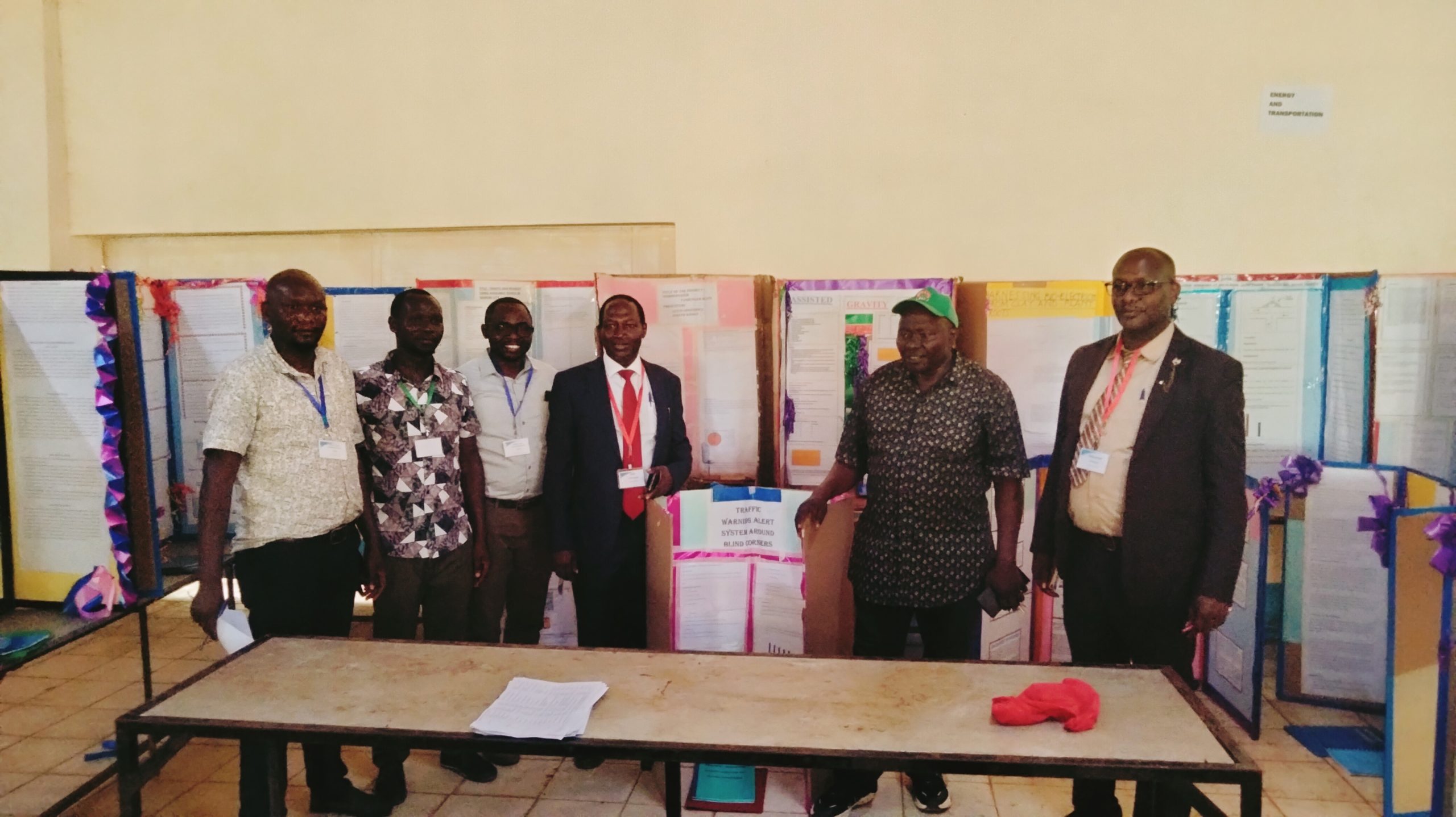 Makueni County to proceed with 44 projects to KSEF regionals, eyes glory 2 Organizing Secretary Eastern Region who is also the Makueni County KSEF Secretary Peter Mwinzi with top team leaders at Kalulini boys secondary school during county KSEF competitions./Lydia Ngoolo.