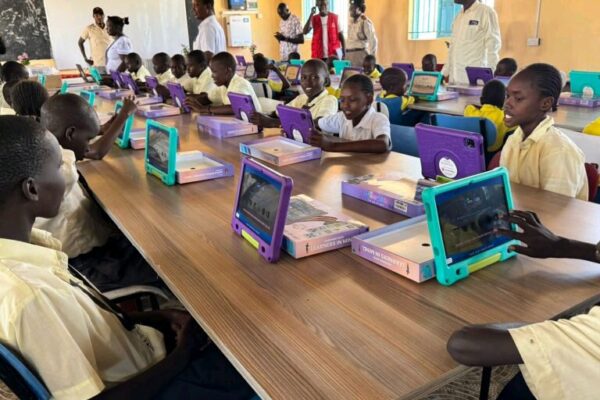 Learners at Lokori Primary School in Turkana County