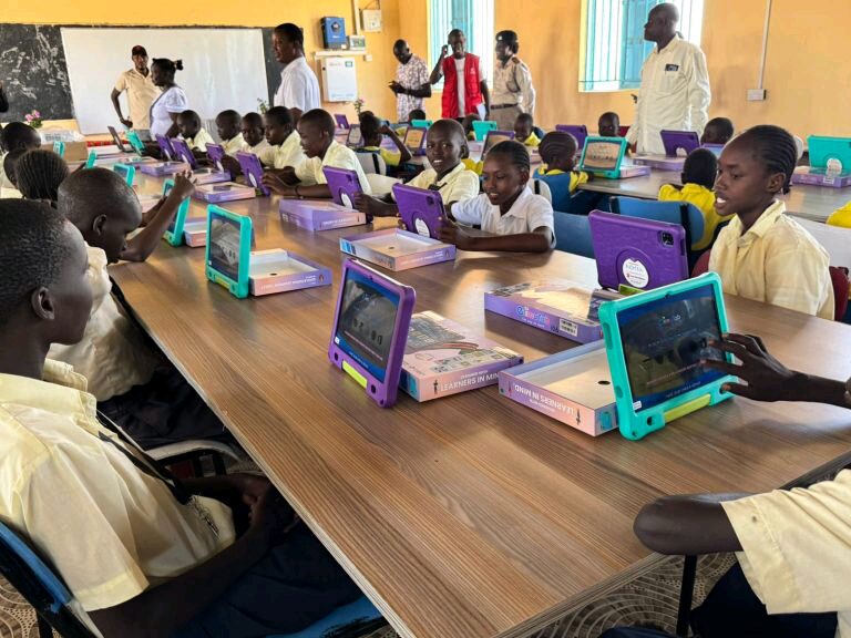 Turkana learners to get digital skills as Save the Children, Nokia donate ICT equipment 2 Learners at Lokori Primary School in Turkana County