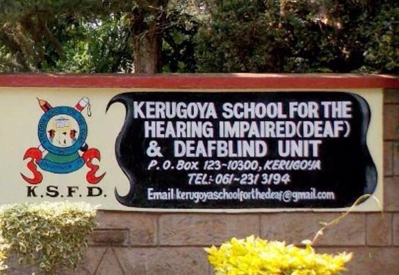 Kerugoya School for the deaf parents